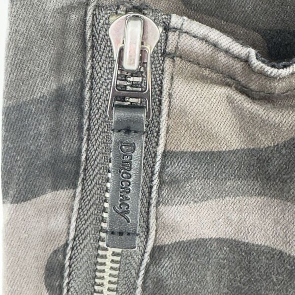 DEMOCRACY JEANS "Ab"solution Booty Lift Jegging Camo Print Stretch Womens Sz 16 - Picture 6 of 15